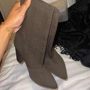 Army Green Sock Boots